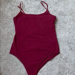 Maroon bodysuit (worn once)
